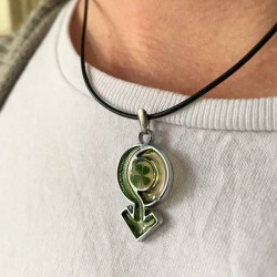 koord cirkel pijl groen met echt klavertje vier nr1a koord cirkel pijl groen met echt klavertje vier nr1a